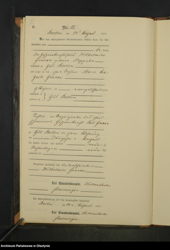 image.from.unit.number "Sterbe-Neben-Register Nr 1 - 19"
