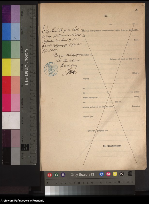 Obraz 3 z jednostki "Księga miejscowa urodzeń tom VII"