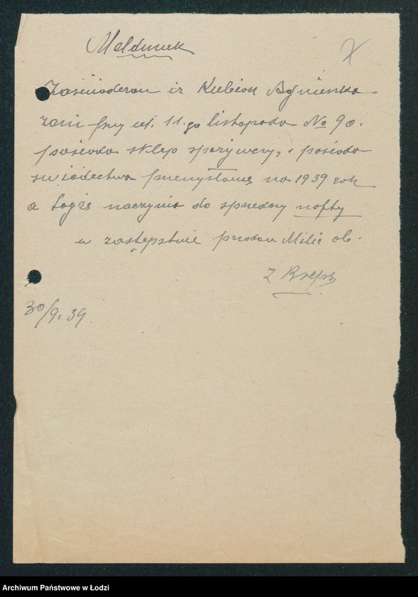 Obraz 9 z jednostki "IV Komisariat [protokoły zajść, aresztowań i kradzieży]"