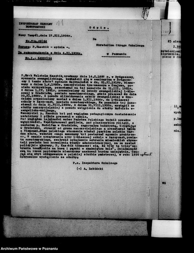 Obraz 15 z jednostki "Prywatna Szkoła Powszechna z niemieckim językiem nauczania imienia Schillera- Poznań"