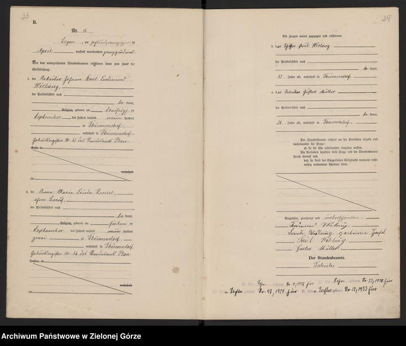 Obraz 14 z jednostki "[Księga małżeństw]"