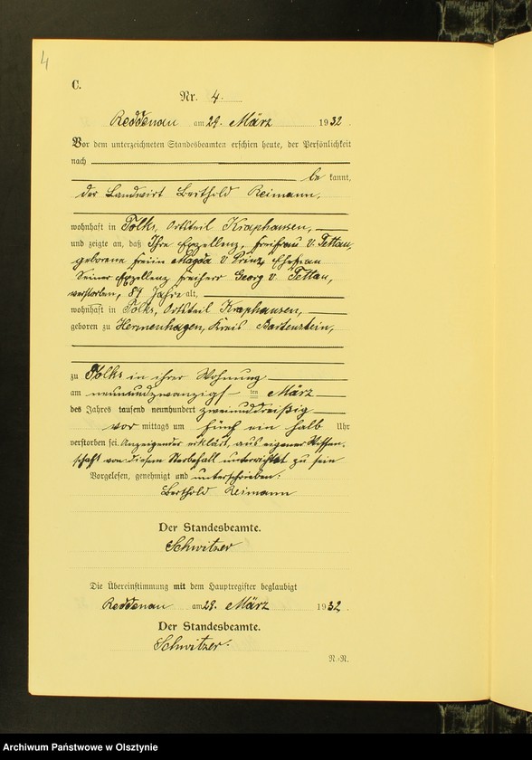 image.from.unit.number "Sterbe-Neben-Register Nr 1 - 19 [ Księga zgonów - wtóropis ]"