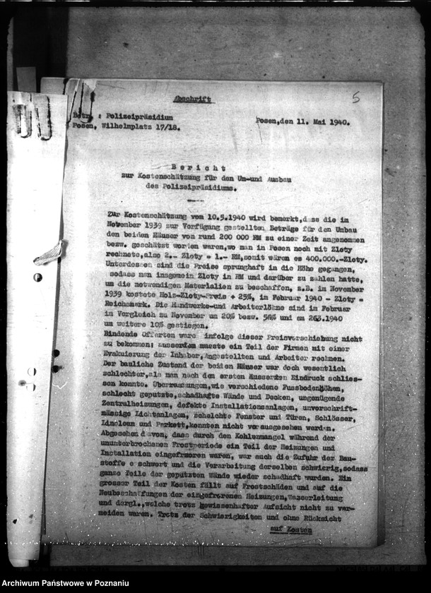 Obraz 10 z jednostki "Polizei - Präsidium - Posen"