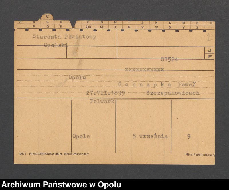 image.from.unit.number "[Kucias Marie z domu Cochalla, ur. 27.10.1885 r. Wyrow]"