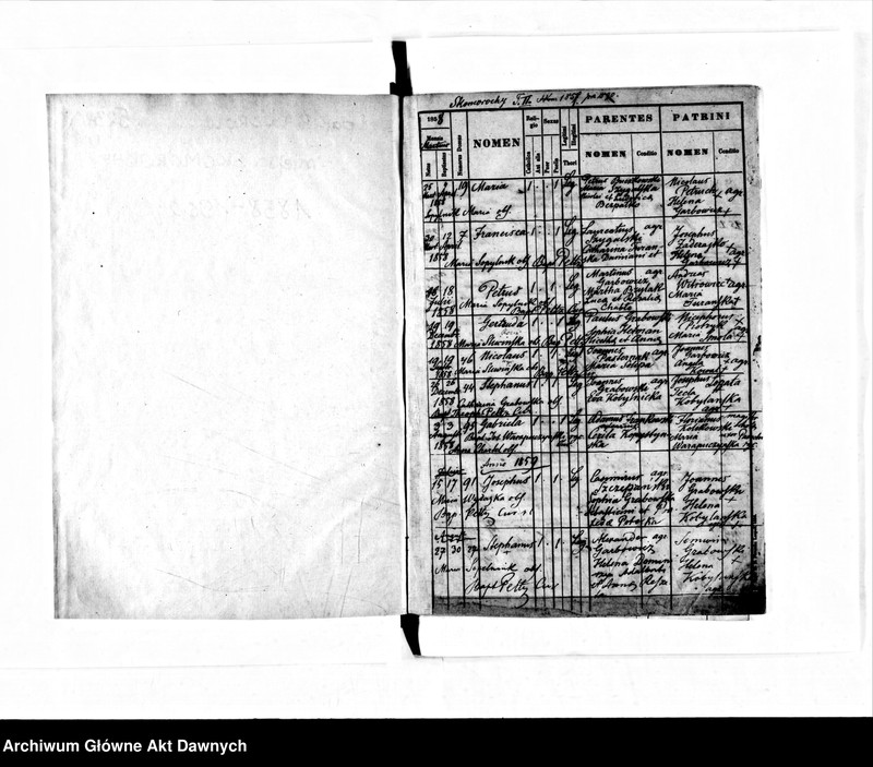 image.from.unit.number "Parafia: Baworów. Dekanat: Tarnopol. Księga metrykalna urodzeń tylko dla wsi Skomorochy. Tom II."