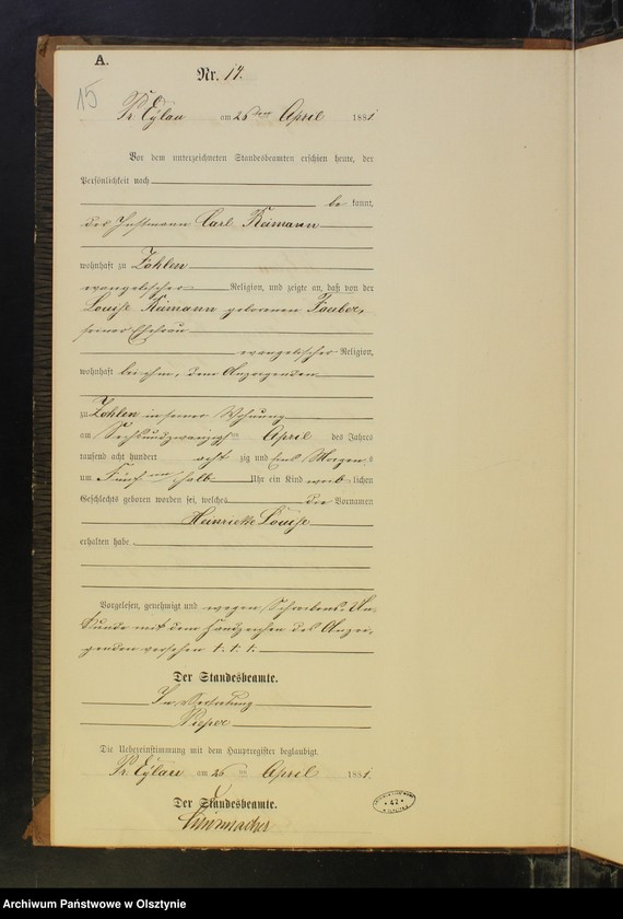 image.from.unit.number "Geburts-Neben-Register Nr 1 - 40"