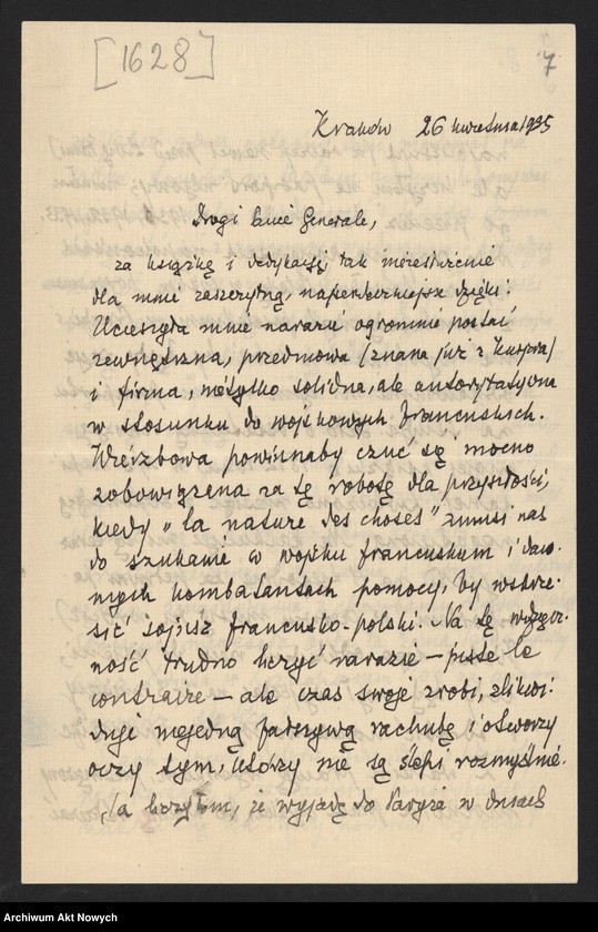 image.from.unit.number "Kukiel Marian, historyk, generał. Dymisja z wojska. Prace historyczne. Odmowa W. Sikorskiemu współpracy z Wojskowym Biurem Historycznym. Działalność Frontu Morges. Strajk chłopski."
