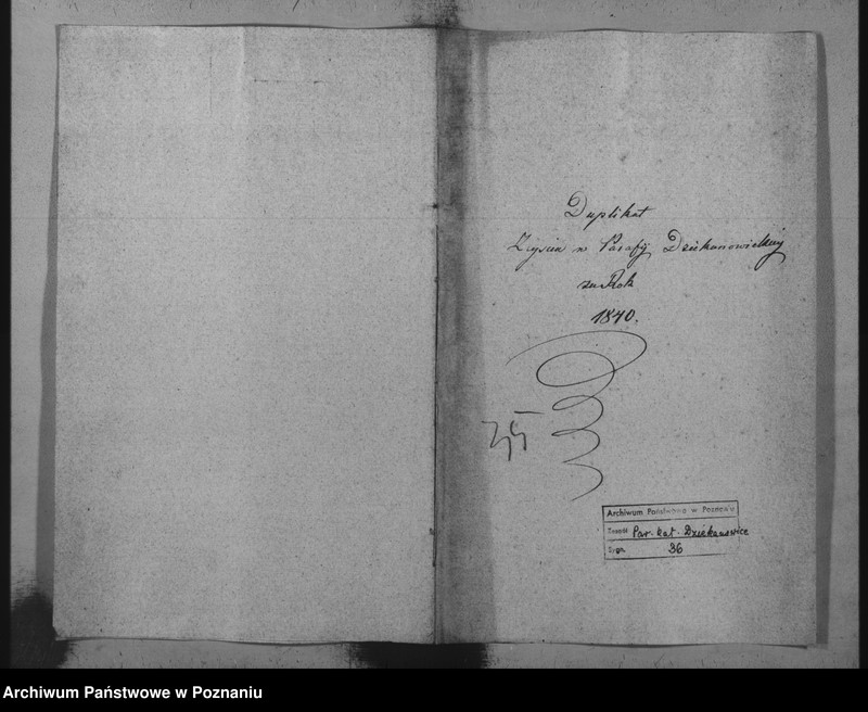 image.from.unit.number "Księga zmarłych parafii Dziekanowice i Waliszewskiej"