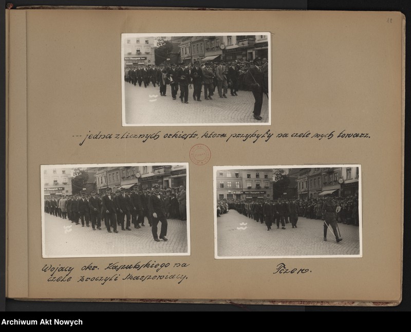 image.from.unit.number "Za wolność. Uroczystości 10-lecia istnienia Towarzystwa Powstańców i Wojaków w Starogardzie. Album fotografii ofiarowany Józefowi Hallerowi"