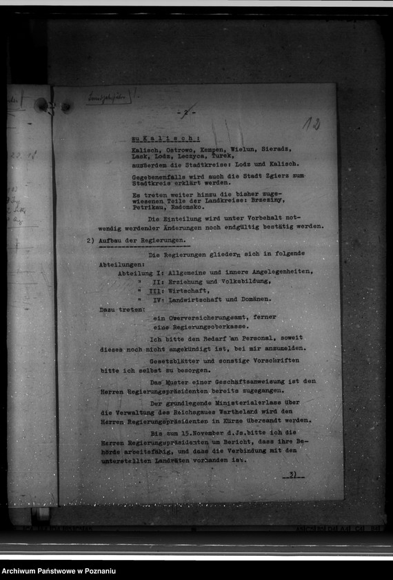 Obraz 13 z jednostki "Gliederung - Landräte- des Warthegau"