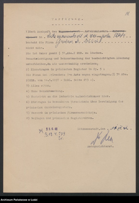 Obraz 20 z jednostki "Gustaw E. Sohlich – fabryka mydła i chemicznych przetworów"