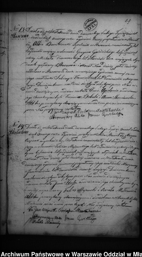 image.from.unit.number "Akta urodzeń, małżeństw, zgonów"