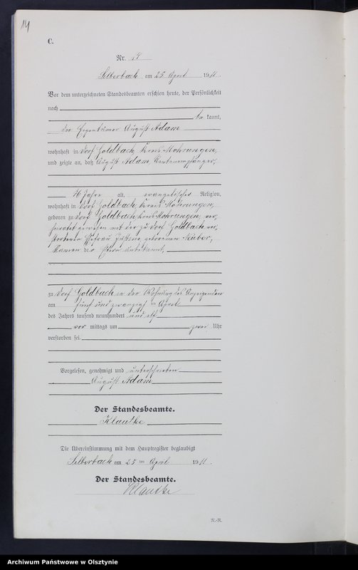 image.from.unit.number "Sterbe-Neben-Register Nr 1 - 33"
