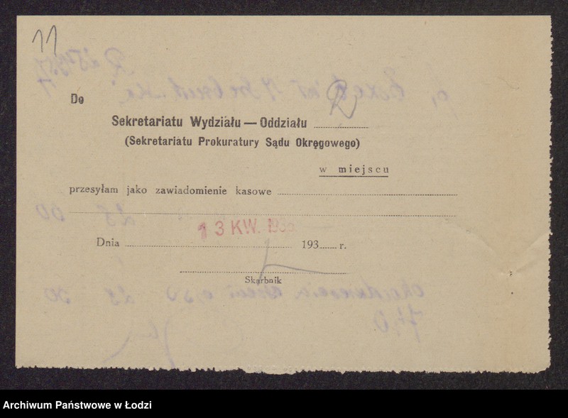 Obraz 13 z jednostki "Eszet- Mojżesz Srebnik, Chaja Zelman- wyrób i sprzedaż towarów włókienniczych"