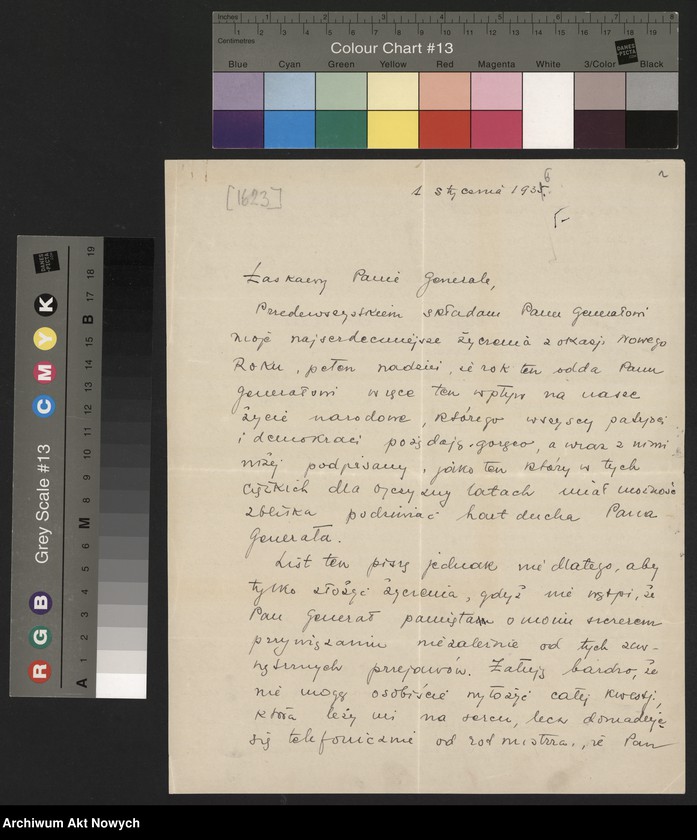 image.from.unit.number "Borkowski Tadeusz.  Prośba o określenie stosunku Władysława Sikorskiego do Wojciecha Korfantego."