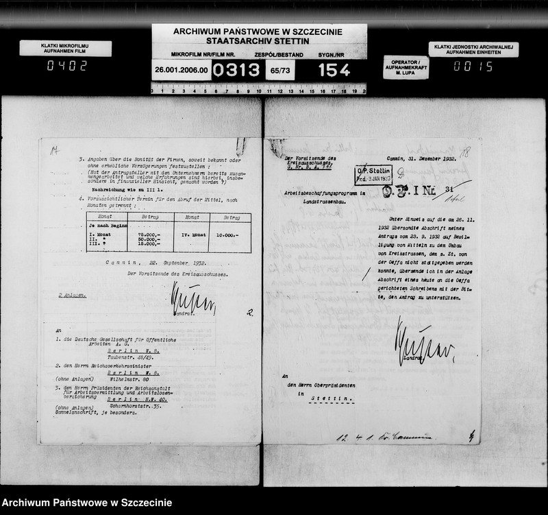 Obraz 16 z jednostki "Arbeitsbeschaffungsprogramm - Strassenausbau, vol. I spec."