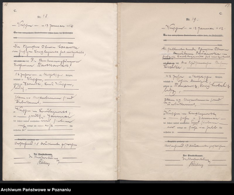 Obraz 12 z jednostki "Sterbe-Haupt-Register"