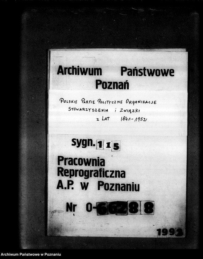 Obraz 1 z jednostki "Korespondencja przewodniczącego St. Ratajczyka"