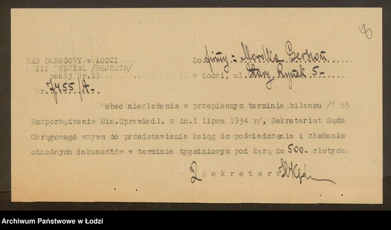 Obraz 10 z jednostki "Gerszon Mordka- sprzedaż manufaktury"