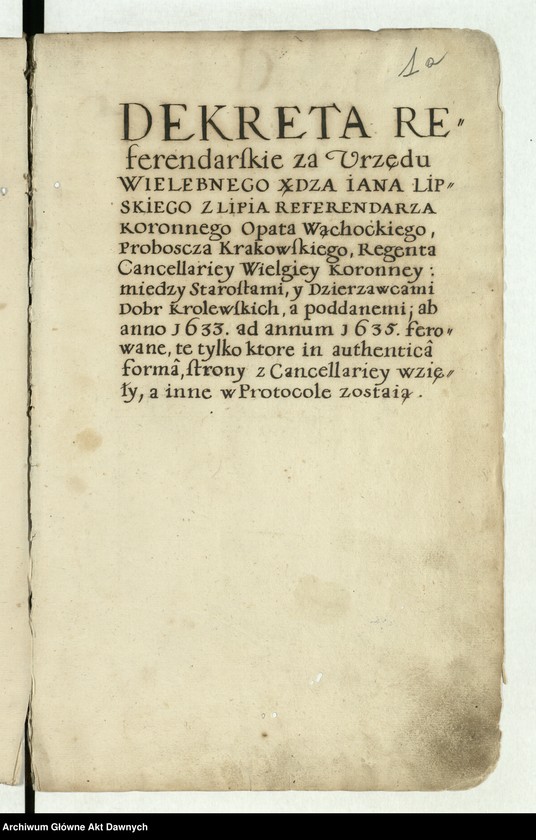 Obraz 2 z kolekcji "Referendaria Koronna111"