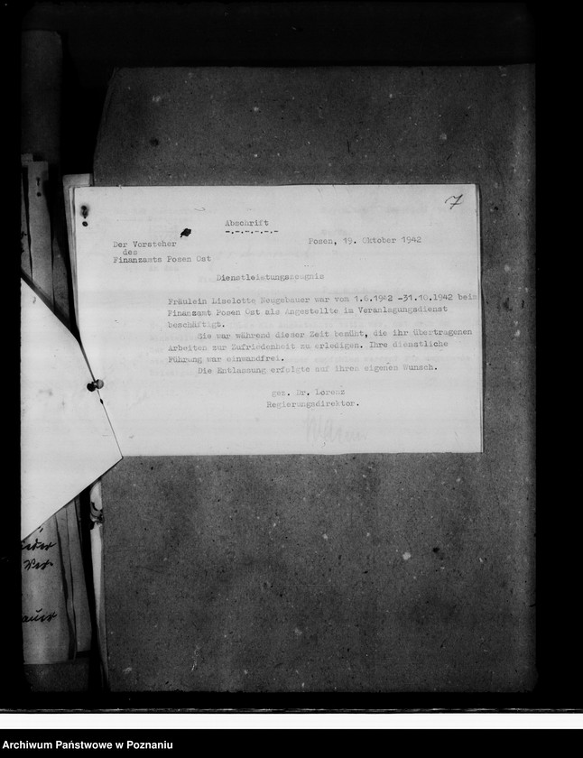 Obraz 12 z jednostki "Bewerbungen um Anstellung"