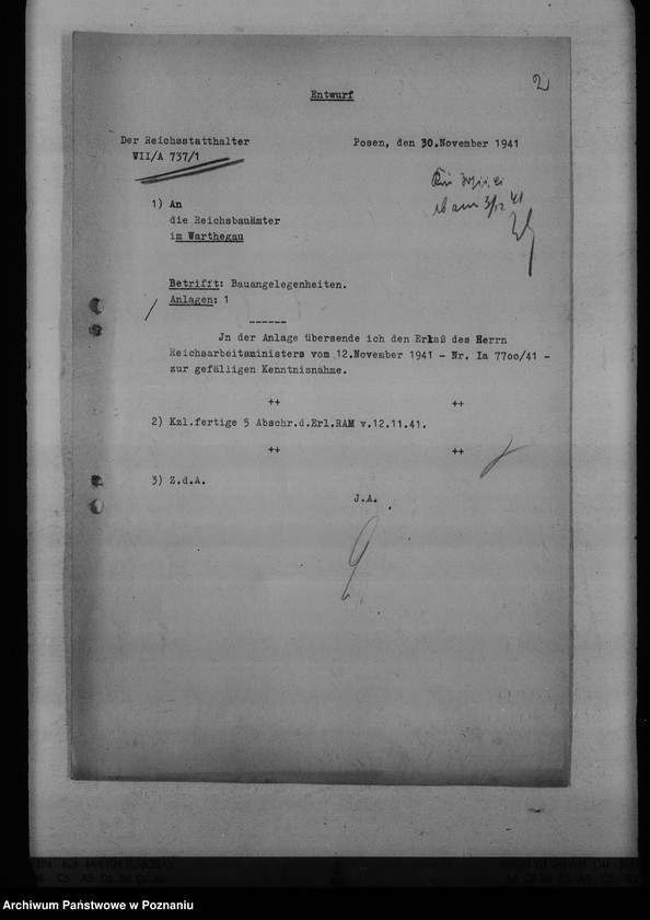 Obraz 7 z jednostki "Unterbringung der Arbeitsämter"