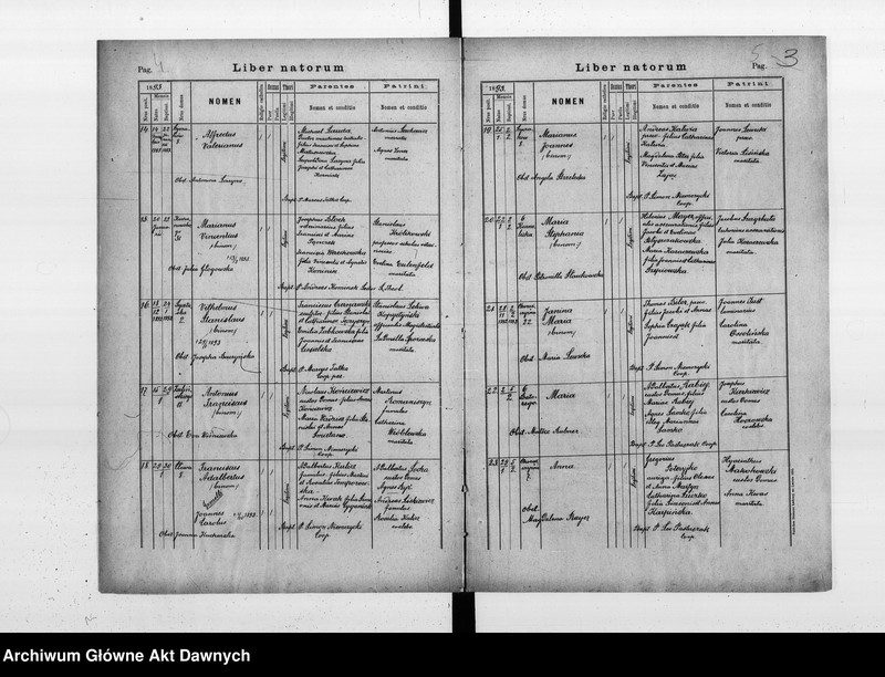 image.from.unit.number "Parafia: Lwów, parafia św. Andrzeja. Dekanat: Lwów. Księga metrykalna urodzeń, ślubów i zgonów dla całej parafii."
