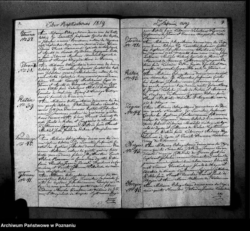 Obraz 8 z jednostki "Duplikat libri baptisatorum, copulatorum, mortuorum"