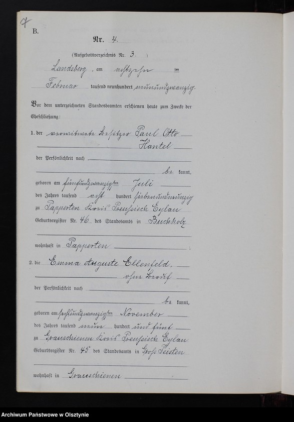 image.from.unit.number "Heiraths-Neben-Register Nr 1 - 18 [ Księga małżeństw - wtóropis ]"