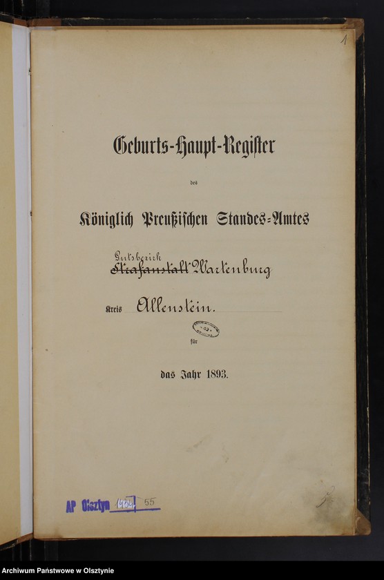 image.from.unit.number "Geburts-Haupt-Register Nr 1 - 9"