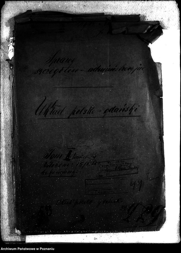 Obraz 4 z jednostki "Sprawy szczegółowo-administracyjne Układ polsko - gdański"