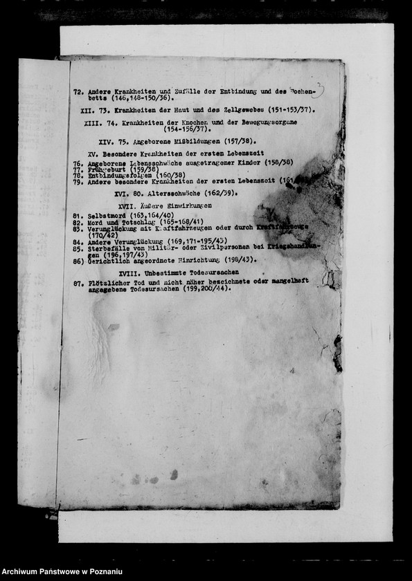 Obraz 7 z jednostki "Statistik der Gesundheitsämter über Todesursachen deutscher Kinder"