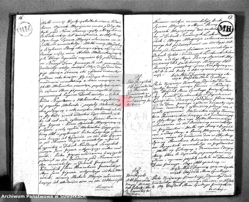 image.from.unit.number "Akta Cywilne Małżeństw w Gminie Liszkowskiey w Powiecie Dombrowskim w Departamencie Łomżyńskim Roku 1811/12 zawartych"
