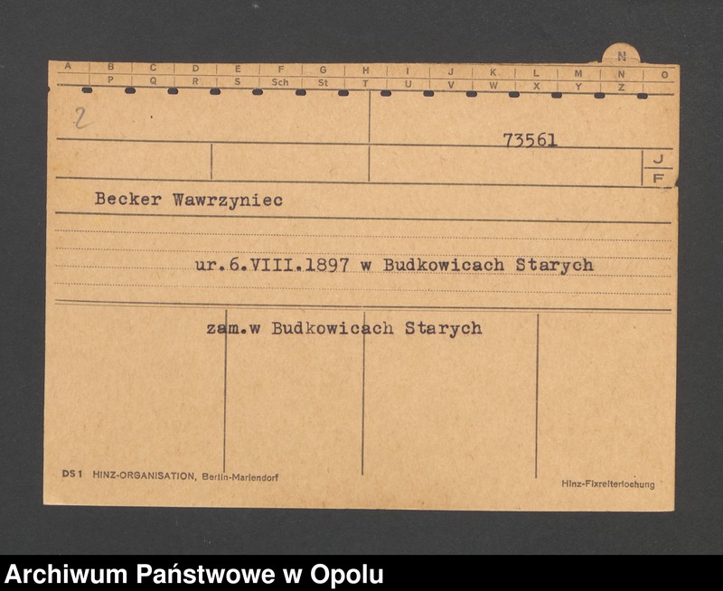 Obraz 4 z jednostki "[Polczyk Paul, zam. Hindenburg]"