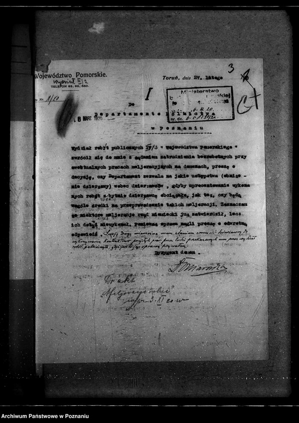 Obraz 7 z jednostki "Sprawy szczegółowo-- administracyjne. Melioracje rolne i torf."