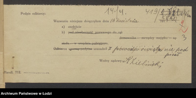 Obraz 5 z jednostki "Hersz Ber Weintraub, Icek Klein- sprzedaż i kupno skór"