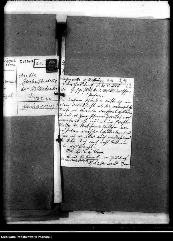 Obraz 16 z jednostki "Korespondencja w sprawie miejscowych Niemców, którzy zginęli w 1939 roku L - Z"