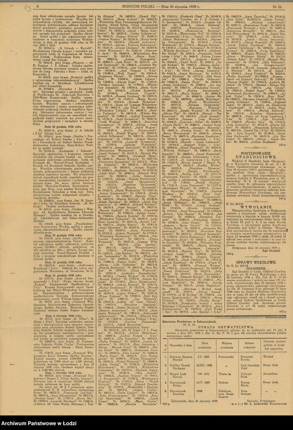 Obraz 17 z jednostki "Moszek Grinberg- sprzedaż żelaza i farb"