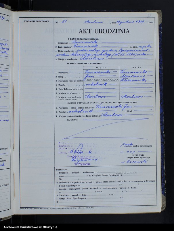 image.from.team "Urząd Stanu Cywilnego w Zwiniarzu pow. nowomiejski"