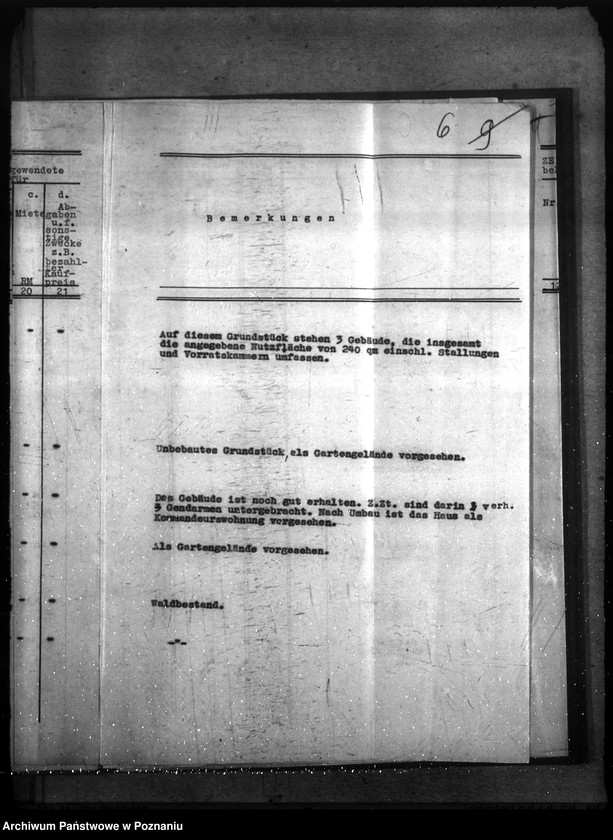 Obraz 13 z jednostki "Wykaz posterunków żandarmerii w rejencji poznańskiej i łódzkiej"