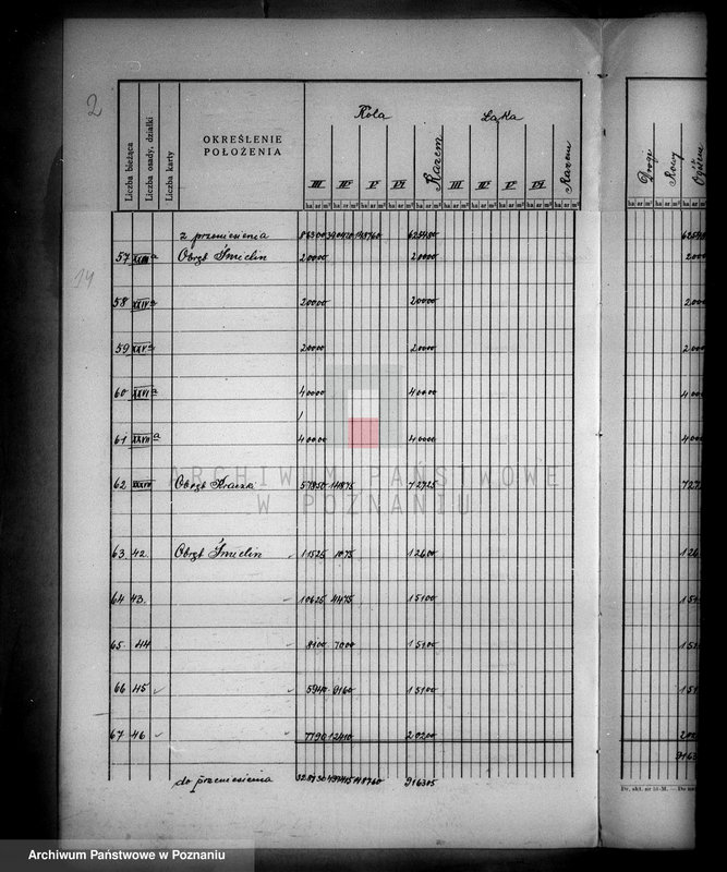 Obraz 18 z jednostki "Tymczasowy rejestr pomiarowy majątku Samostrzel /Śmielin i Kraczki/ powiatu wyrzyskiego"