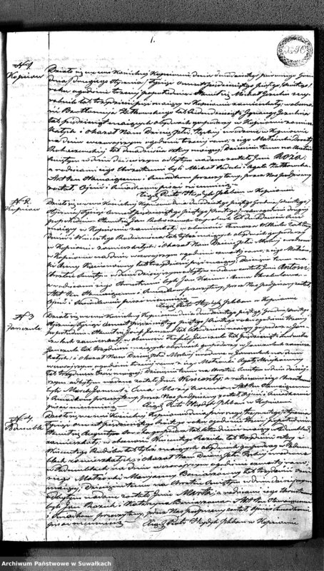 Obraz 6 z jednostki "Duplikat Parafii Kopciowo 1856"