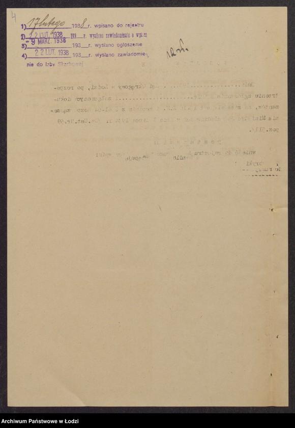 Obraz 6 z jednostki "Mendel Szperling- sprzedaż surowców włókienniczych i wyrób przędzy"