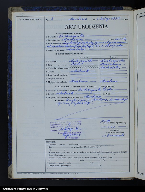 image.from.team "Urząd Stanu Cywilnego w Zwiniarzu pow. nowomiejski"