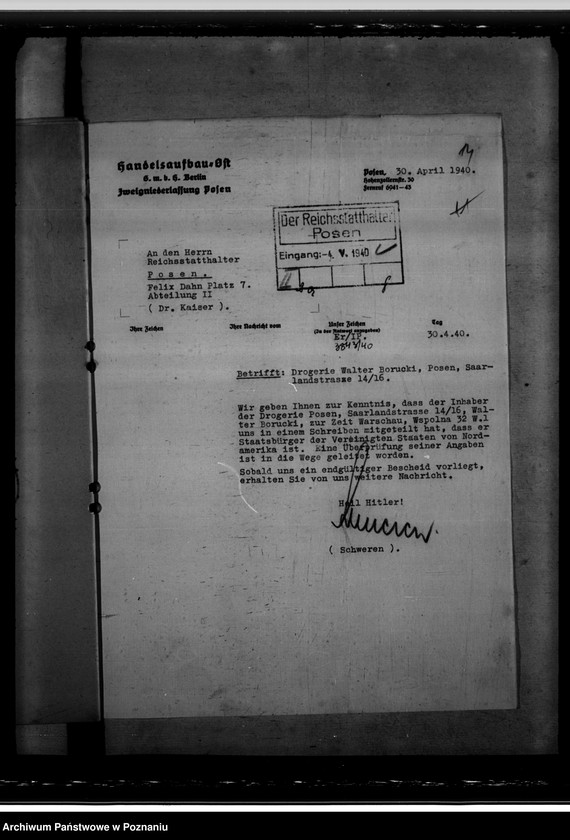 Obraz 19 z jednostki "Erfassung der Drogerien"