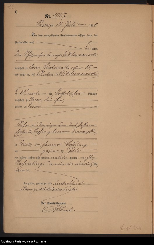 Obraz 19 z jednostki "Księga zgonów t. III"