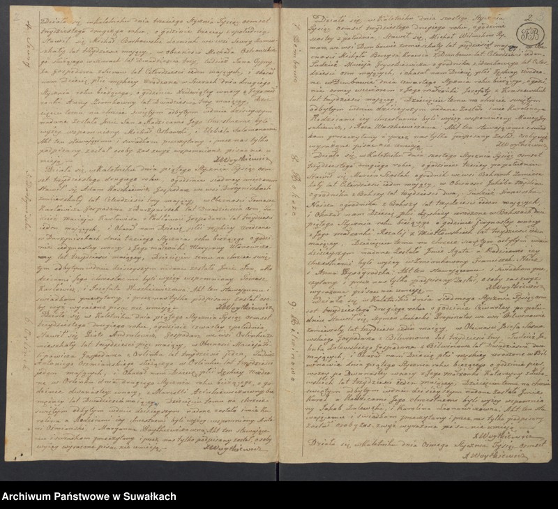 image.from.unit.number "Duplikat Aktów Urodzonych Zaślubionych i Umarłych w Parafii Kaletnickiey Roku 1832"