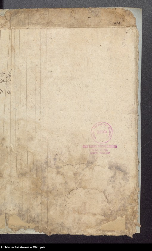 image.from.unit.number "Passenheimsche Stadt Kirchen Rechnung über Einnahme und Ausgabe"