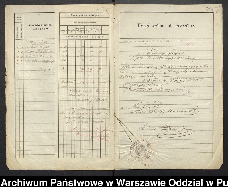 image.from.unit.number "O urządzaniu chłopów byłej rządowej wsi Polka, gm. Komorowo wchodzącej w skład prywatnej własności tejże nazwy podlegającej ziemianinowi Antoniego Zielińskiego"