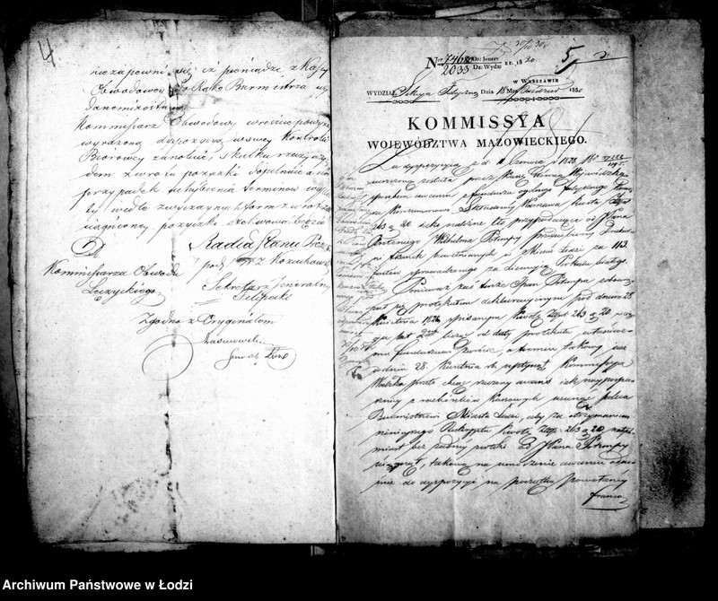 Obraz 8 z jednostki "Akta ławnika czynnego osady fabrycznej Łódka tyczące się zakładu fabrykanta pana Potempy "